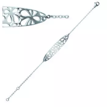 Сокровища Лилии [M8800] - Серебряный стальной ремешок Кармен - 50x11 мм