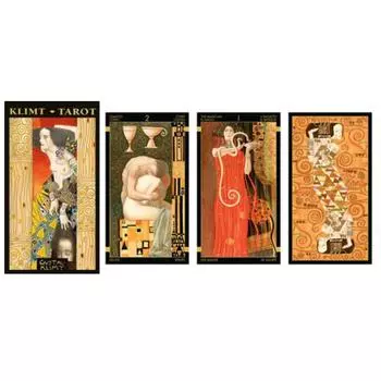 Сокровища лилии [Q6746] - Золотая коллекция Tarot Creator Gustav Klimt - 12x7 см