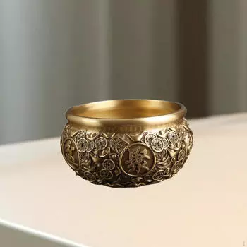 Сокровище Тазик Фен Шуй Декор Настольный Орнамент Годовой Подарок Винтаж Богатство Деньги Чаша Рог Изобилия