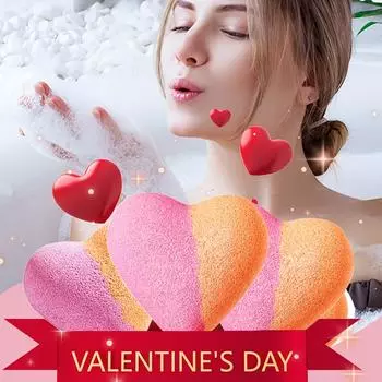 Соль для купания в форме сердца