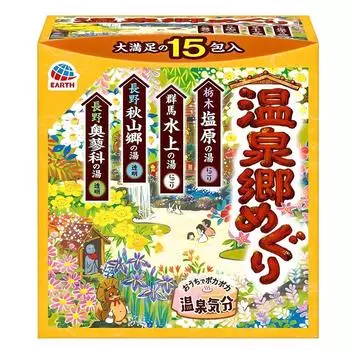 Соль для ванн Bath Roman Hot Spring, аромат 4 сезона, 30 г, 15 шт.