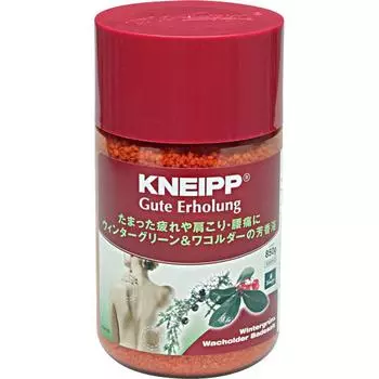 Соль для ванн Kneipp Gute Air Holeung Winter Green & Wakolder 850г (Квази-лекарство) Высокоэффективный порошок Высокоэффективный Для использования налейте один колпачок ванночки