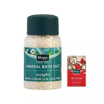 Соль для ванн Kneipp Эвкалипт + соль случайная 60г, 500г, 1 набор