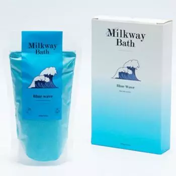 Соль для ванн Milkway Pearl, аромат океана Голубая волна 200г