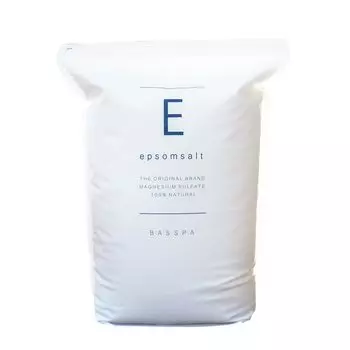 Соль для ванн с сульфатом магния BASSPA Epsom Salt с мерной ложкой, без запаха, 99% (10кг)
