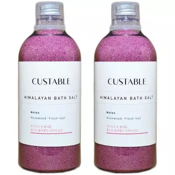 Соль для ванны Custable Perfume Bath Salt, 1100 г, 2 шт.