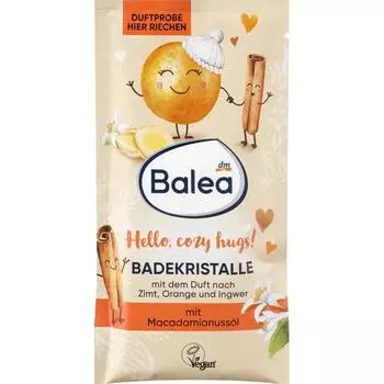 Соль для ванны DM Balea Привет, уютные объятия! 80г