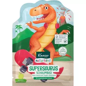 Соль для ванны Kneipp Kids, пена для ванны Supersaurus 40 мл