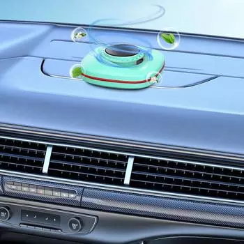 Solar Car Air Freshener Car Fragrance Solar Air Freshener Rotating Road Trip Fun Automotive Interior Ornament Silent Freshener синий