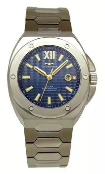 Solar Date Watch T9C04SN Silver [Technos] Men s