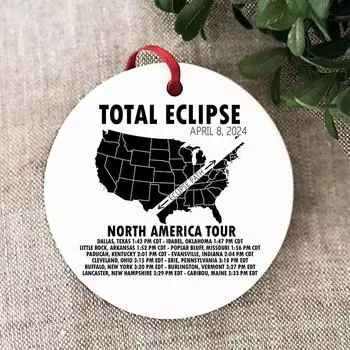 Solar Eclipse Sign Personalized Solar Eclipse Solar Eclipse Ornament For Home Office Decor Car Decoration Astronomy Lovers Keeps