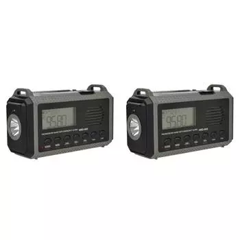 Solar-Handkurbel AM FM SW NOAA Notfall-Wetterradio fr das berleben im Freien