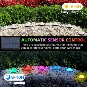 Solar In-Ground Lights 25in1 Solar Garden Light Outdoor Waterproof Landscape Lighting for Yard Walkway Patio Driveway Decoration