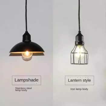 Solar Lamp Outdoor Garden Light Solar Chandelier Vintage Lamp Led Light Waterproof 3Meters Cord Indoor Lighting Solar Bulb Light