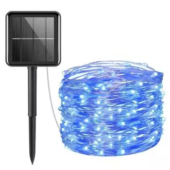 Solar Lights String Outdoor Waterproof LED Garland Fairy Solar String Light Garden Patio Wedding Party Yard Christmas Decoration 10M-100LED