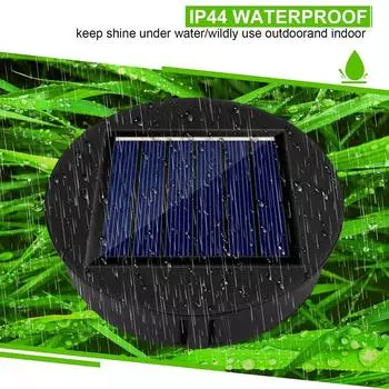 Solar Panel with LED Lantern Light Lid Solar Lights Top Replacement Part for Outdoor Hanging Lanterns DIY Table Lights Decor