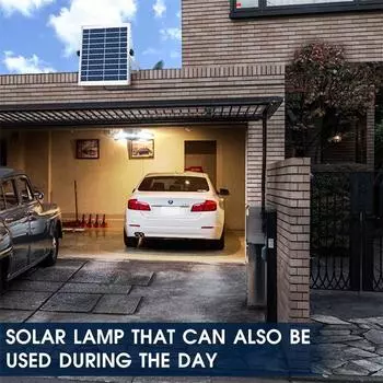 Solar Pendant Lights Motion Sensor Solar Shed Light with Remote Control IP65 Waterproof Indoor Outdoor Solar lights with 4 Modes