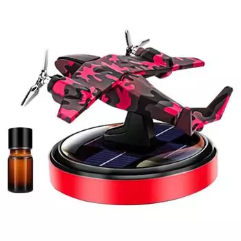 Solar Powered Car Aromatherapy Plane Dashboard Auto Aromatherapy Car Interior Accessories Natural Car Scent Diffuser For белый