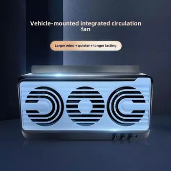 Solar-Powered Car Exhaust and Ventilation Fan for Interior Cooling