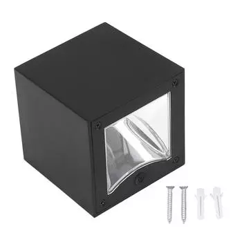 Solar Square Wall Light Wiring Free Intelligent Light Control Fence Solar Lights for Outdoor Patio