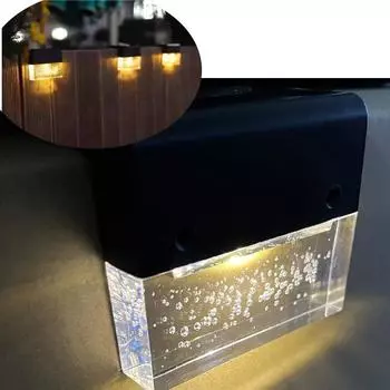 Solar Step Light Stair Step Fence Garden Courtyard Outdoor Waterproof Outdoor Landscape Wall Washer Wall Light