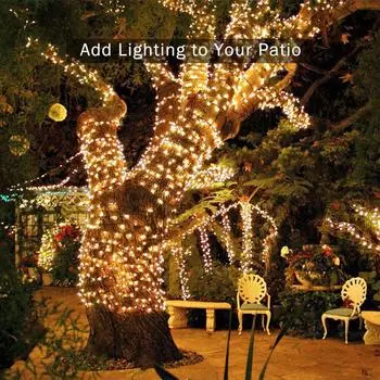 Solar String 20~200 LED 8-Mode Solar Light String Outdoor Waterproof Courtyard Light Camping Garden Party Festival Decoration 5M-20LED