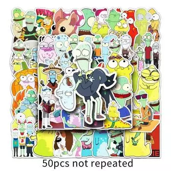 Solar Suitcase Opposites Sticker Cute Cartoon Laptop Water Bottle Decoration