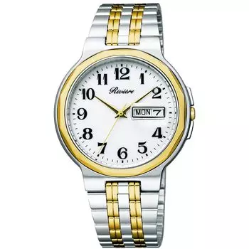 Solar Tech Водонепроницаемые дневные часы с датой, серебристые [Citizen] KH5-234-11 мужские золотой