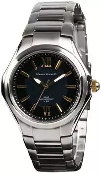 Солнечный титан 10 АТМ водонепроницаемый серебристый [Mauro Geraldi] MJ039-1