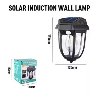 Solar Tungsten Outdoor Filament Wall Light Waterproof Courtyard Villa Lighting 1LED