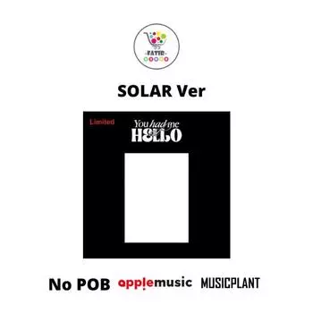 SOLAR Ver ZEROBASEONE 3-й МИНИ-АЛЬБОМ Ты был со мной в HELLO NO POB - SOLAR Ver