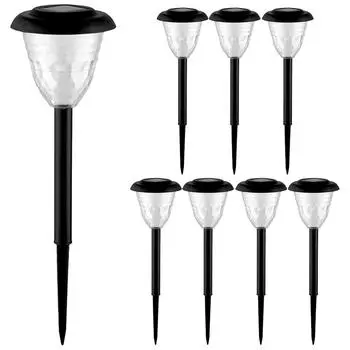 Solar Walkway Lights Decor IP55 Waterproof Last Up 10H Patio Yard Driveway Decor 4Pcs разноцветный