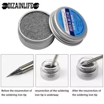Soldering Iron Tip Activator Refresher Solder Cream Clean Paste Solder Head Clean Paste Oxide Solder Repair Remover Lead Free 6g