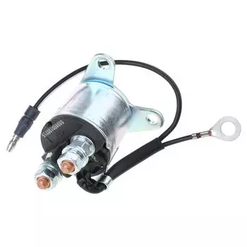 Соленоид стартера двигателя 2-проводной разъем Соленоид стартера двигателя с косичкой Надежный соленоид стартера для генераторов GX160 A