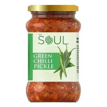 Соленый перец чили Soul Green 375 г — изысканная цедра ручной работы в подсолнечном масле