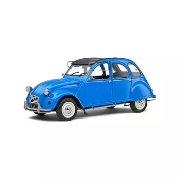 Solid 1/18 citroen 2CV 6 1982 синий SOLIDO CITROEN 2CV6 BLEU PETROLE мини-автомобиль [продукт]