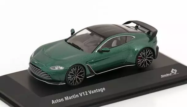 Solid Aston Martin V12 Vantage 2023 Зеленый SOLIDO Vantage Мини-автомобиль 1/43 [Предмет]