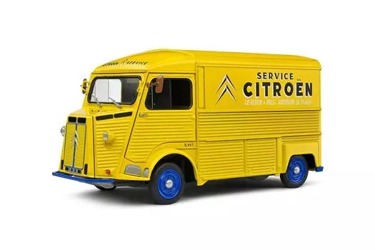 Solid Citroen HY Van Service Car 1969 CITROEN VAN SERVICE Mini Car Diecast 1/18 [Item]