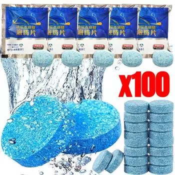 Твердое чистящее средство для автомобильного лобового стекла Шипучая таблетка для автомобильного стеклоочистителя Твердое чистящее средство для стекла Концентрированная таблетка для удаления пятен Моющее средство 1PC