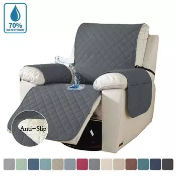 Solid Color Elastic Waterproof Non-slip Dirty and Resistant Pet Sofa Cushion Universal Simple Modern Sofa Cover 79*78.5cm