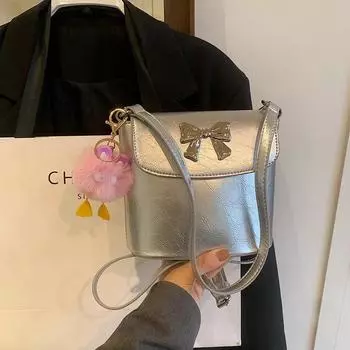 Solid Color Pu Hasp Ladies Crossbody Bags Shoulder Bags for Women High Quality Trend Simplicity