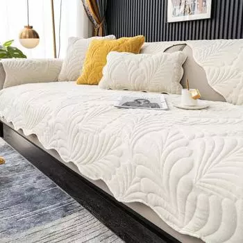 Solid Color Sofa Cover Non-Slip Universal Sofas Covers Back Couch Towel Sectional Couch Mat Furniture Protector for Home Decor A 70x70