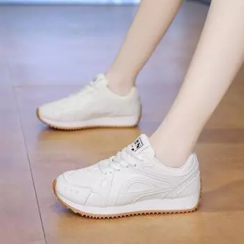 Solid color versatile sports shoes women s new mesh running student sports shoes 36