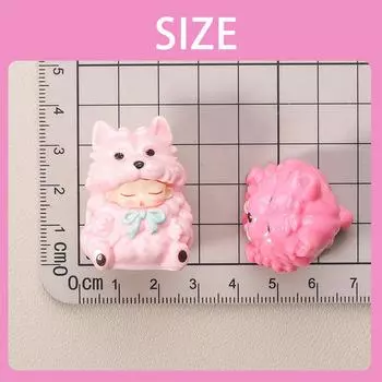 Solid Colour Cloud Dream Puppy Doll Mini Figure Random 1Pc Tabletop Cute Cartoon Decorative Ornament Resin Accessories разноцветный
