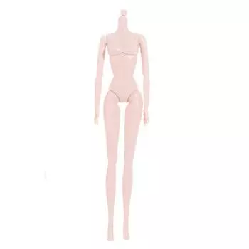 Solid Doll Jointed Nude BJD Dolls Movable Figure Body Super Model Doll Girl Toy Accessories White skin