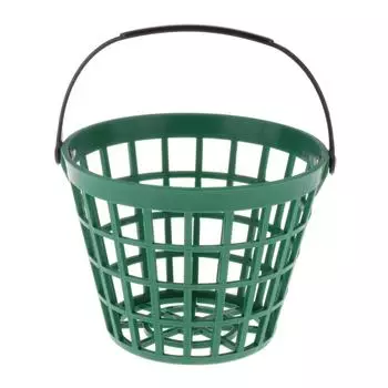 Solid Golf Ball Basket Golf Range Bucket Storage Organizer Holds 25 Balls