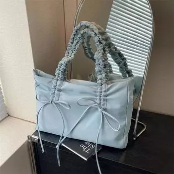 Прочные повседневные сумки-тоут большой вместимости, мягкое внутреннее отделение, горячая распродажа, женские сумки из нейлона на молнии