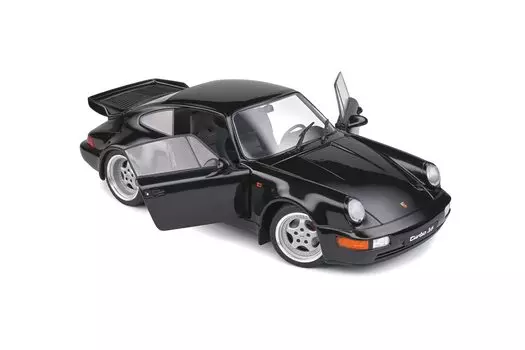 Solid Mini Car Porsche 911 Turbo 1991 Черный SOLIDO S1803404 1/18 (964) [Элемент] чёрный