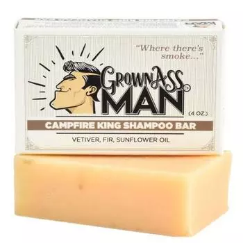 Solid Shampoo Bar Rich Foam 3 in 1: Hair Beard & Body Wash - Plastic Free & Eco-Friendly Natural & Organic Clean 4 oz.