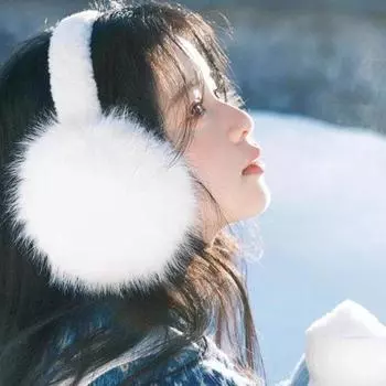 Solid Soft Plush Ear Keep Warmer Winter Earmuffs For Women Men Fashion Outdoor Earflap Protection Ear-Muffs Foldable Ear Cover